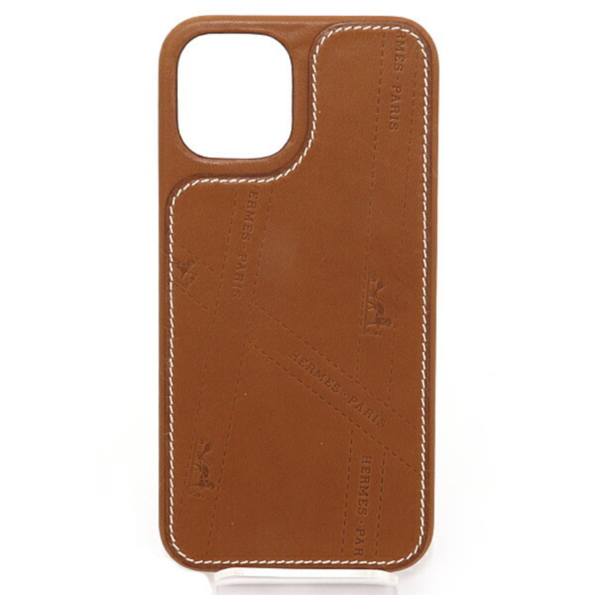 Hermes Iphone12 12pro Case Smartphone Cover Bolduc Z Engraving Vau Barenia Forbe